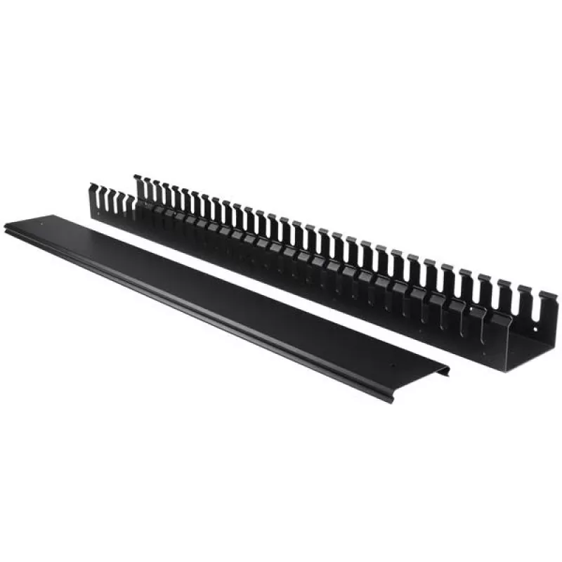 StarTech.com Organizador de cables vertical con canales para dedos – 0U – 3 pies