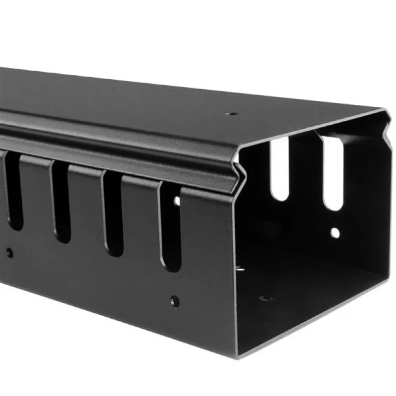 StarTech.com Organizador de cables vertical con canales para dedos – 0U – 3 pies