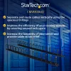 StarTech.com Organizador de cables vertical con ganchos en D – 0U – 6 pies