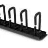 StarTech.com Organizador de cables vertical con ganchos en D – 0U – 2,8 pies