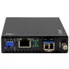 StarTech.com Convertidor de medios Gigabit Ethernet de cobre a fibra óptica – SM LC – 20 km