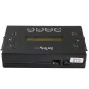 StarTech.com Duplicador y borrador de discos duros independiente 1:1, clonador y borrador de unidades USB y discos SATA HDD/SSD, pantalla LCD, conforme a TAA, independiente del sistema operativo