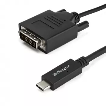 StarTech.com Cable USB-C a DVI de 2 m – 1920 x 1200 – Negro