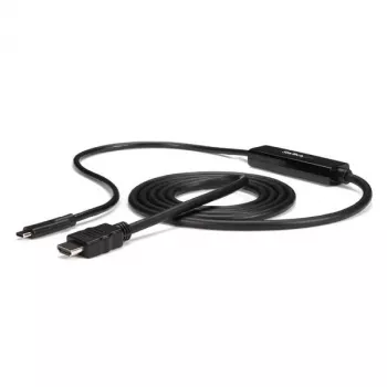 StarTech.com Cable USB-C a HDMI de 0,91 m (3 pies) – 4K 30 Hz Convertidor de vídeo USB Type-C a HDMI – Cable adaptador de monitor USB-C DP Alt Mode a HDMI – Compatible con Thunderbolt