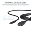 StarTech.com Cable USB-C a HDMI de 0,91 m (3 pies) – 4K 30 Hz Convertidor de vídeo USB Type-C a HDMI – Cable adaptador de monitor USB-C DP Alt Mode a HDMI – Compatible con Thunderbolt