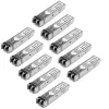 StarTech.com Módulo transceptor SFP compatible con HP J4858C – 1000BASE-SX – pack de 10 ~ Pack de 10 módulos SFP compatibles con HPE J4858C – 1000BASE-SX – transceptor de fibra óptica multimodo 1GbE – SFP Gigabit Ethernet 1GE – LC 550m – 850nm – DDM HPE 1400, 1700, 1820