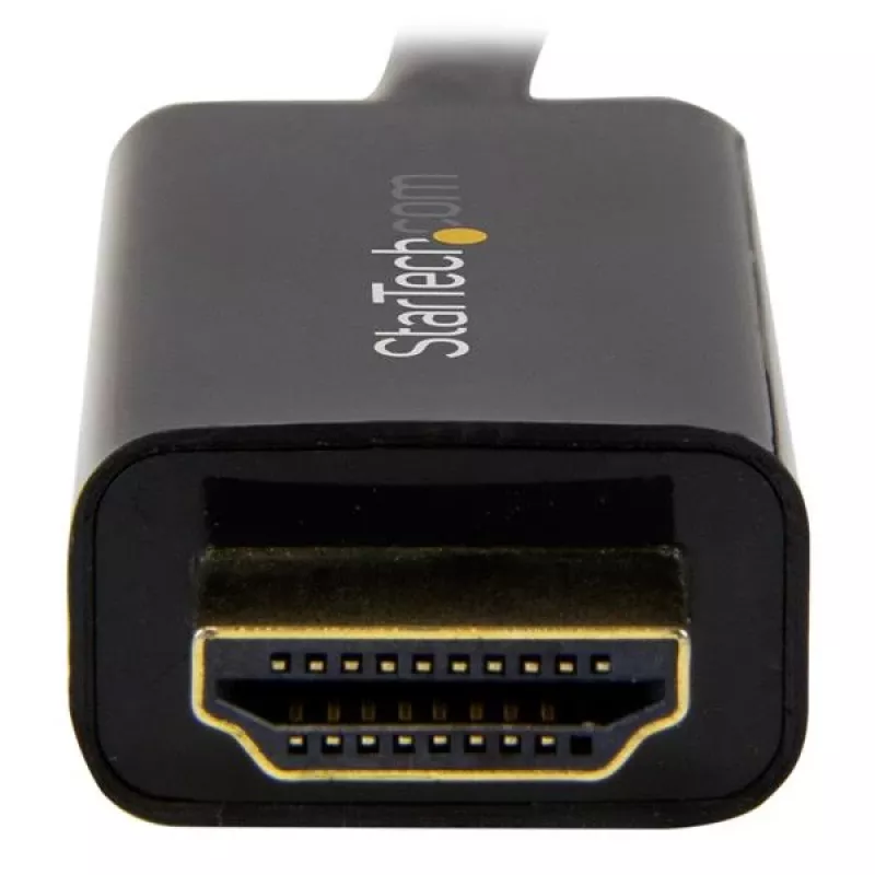 StarTech.com Cable DisplayPort a HDMI de 5 m - 4K 30Hz - Cable adaptador DisplayPort a HDMI - Cable convertidor DP 1.2 a monitor HDMI - Conector DP con bloqueo - Cable pasivo DP a HDMI