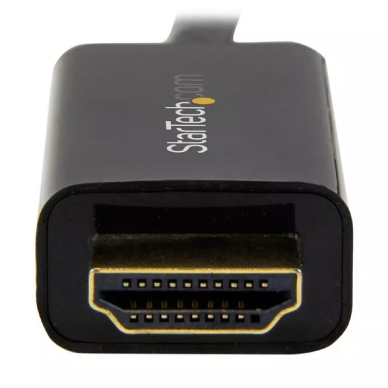StarTech.com Cable Mini DisplayPort a HDMI de 15ft (5m) - Vídeo 4K 30Hz - Cable adaptador mDP a HDMI - Mini DP o Thunderbolt 1/2 de Mac/PC a monitor/pantalla HDMI - Cable convertidor mDP a HDMI