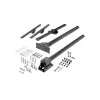 StarTech.com Soporte de techo para TV – Soporte universal de pantalla única colgante totalmente articulado con barra telescópica ajustable – Inclinación / giro – Soporte VESA para pantallas de 32 a 75 pulgadas