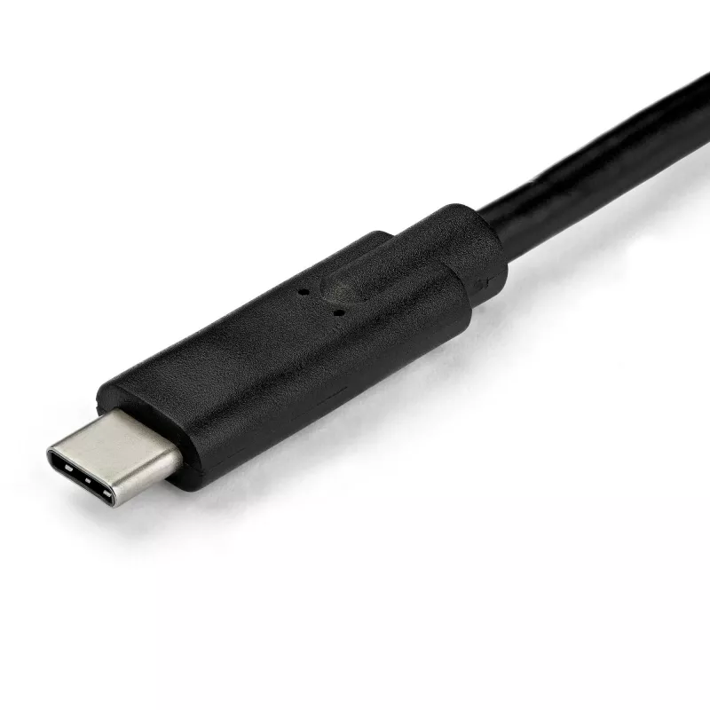 StarTech.com Cable USB-C a VGA de 1 m – 1920x1200/1080p cable adaptador de vídeo activo USB Type-C a VGA – Compatible con Thunderbolt 3 – Portátil a monitor/proyector VGA – DP Alt Mode HBR2