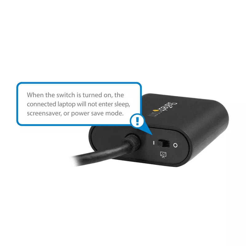 StarTech.com Adaptador USB-C a HDMI – con conmutador de modo presentación – 4K 60Hz