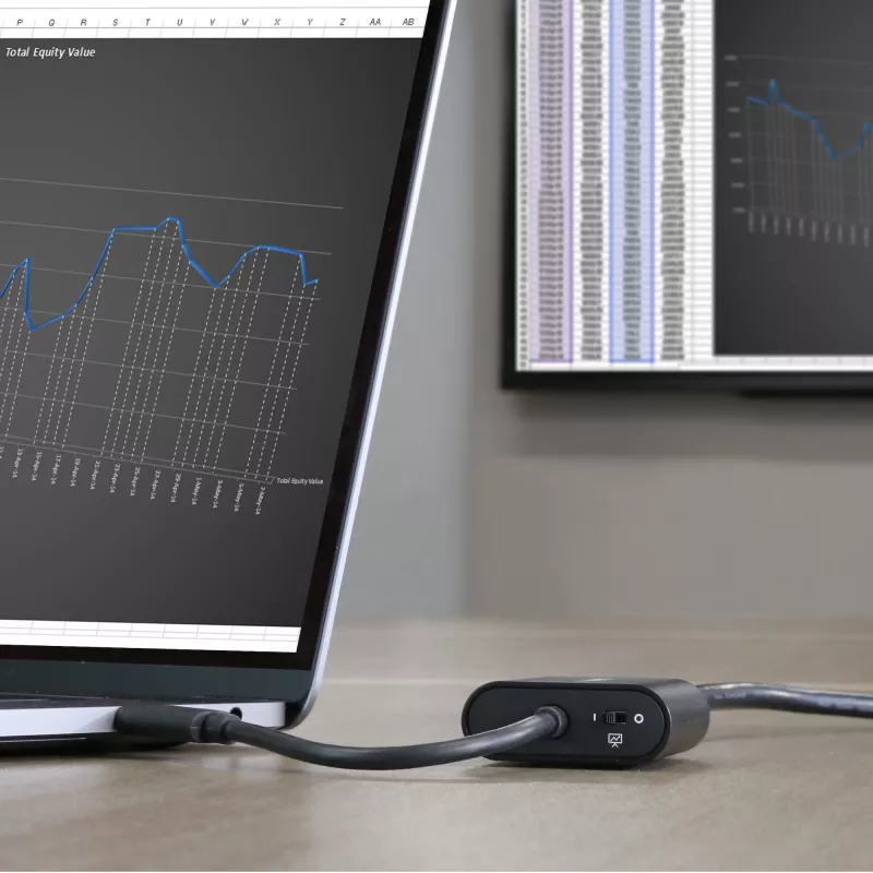StarTech.com Adaptador USB-C a HDMI – con conmutador de modo presentación – 4K 60Hz