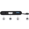 StarTech.com Adaptador multipuerto USB-C VGA – Puerto USB 3.0 – 60W PD