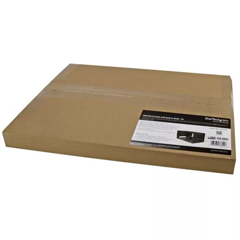 StarTech.com Rack de servidor de pared con estante integrado – Acero macizo – 8U