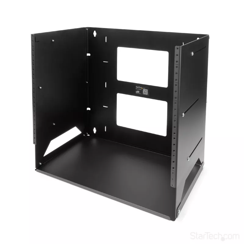 StarTech.com Rack de servidor de pared con estante integrado – Acero macizo – 8U