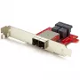 StarTech.com Adaptador Mini-SAS – Doble SFF-8643 a SFF-8644 – con soportes de perfil completo y bajo – 12 Gbit/s