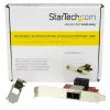StarTech.com Adaptador Mini-SAS – Doble SFF-8643 a SFF-8644 – con soportes de perfil completo y bajo – 12 Gbit/s