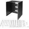 StarTech.com Rack de red de pared 12U – 14 pulgadas de profundidad (perfil plano) – Soporte para panel de parcheo de 19 pulgadas para servidores y equipos IT planos, switches de red – Capacidad de carga de 125 lbs/57 kg, negro