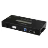 StarTech.com Borrador de discos duros SSD/HDD de 4 bahías - SATA de 2.5 pulgadas y 3.5 pulgadas - Sanitizador de discos externo autónomo sin host con borrado seguro - 9 modos de borrado - Puerto de impresora RS232 - Compatible con NIST/DOD y TAA