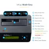 StarTech.com Borrador de discos duros de una bahía, sanitizador de HDD/SSD autónomo, 4Kn, USB 3.0 a SATA III (6 Gbit/s), 9 modos de borrado, pantalla LCD, dock sanitizador de discos duros con borrado seguro, puerto de impresora DB-9, conforme a TAA
