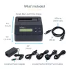 StarTech.com Borrador de discos duros de una bahía, sanitizador de HDD/SSD autónomo, 4Kn, USB 3.0 a SATA III (6 Gbit/s), 9 modos de borrado, pantalla LCD, dock sanitizador de discos duros con borrado seguro, puerto de impresora DB-9, conforme a TAA