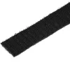 StarTech.com Rollo de cierre de gancho y bucle de 50ft - Bridas de cables reutilizables cortables a medida - Cinta adhesiva industrial para cables a granel / Fundas de tela ajustables negro / Bridas de gestión de cables autoadherentes reutilizables