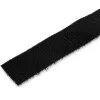 StarTech.com Rollo de cierre de gancho y bucle de 50ft - Bridas de cables reutilizables cortables a medida - Cinta adhesiva industrial para cables a granel / Fundas de tela ajustables negro / Bridas de gestión de cables autoadherentes reutilizables