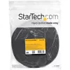 StarTech.com Rollo de cierre de gancho y bucle de 50ft - Bridas de cables reutilizables cortables a medida - Cinta adhesiva industrial para cables a granel / Fundas de tela ajustables negro / Bridas de gestión de cables autoadherentes reutilizables