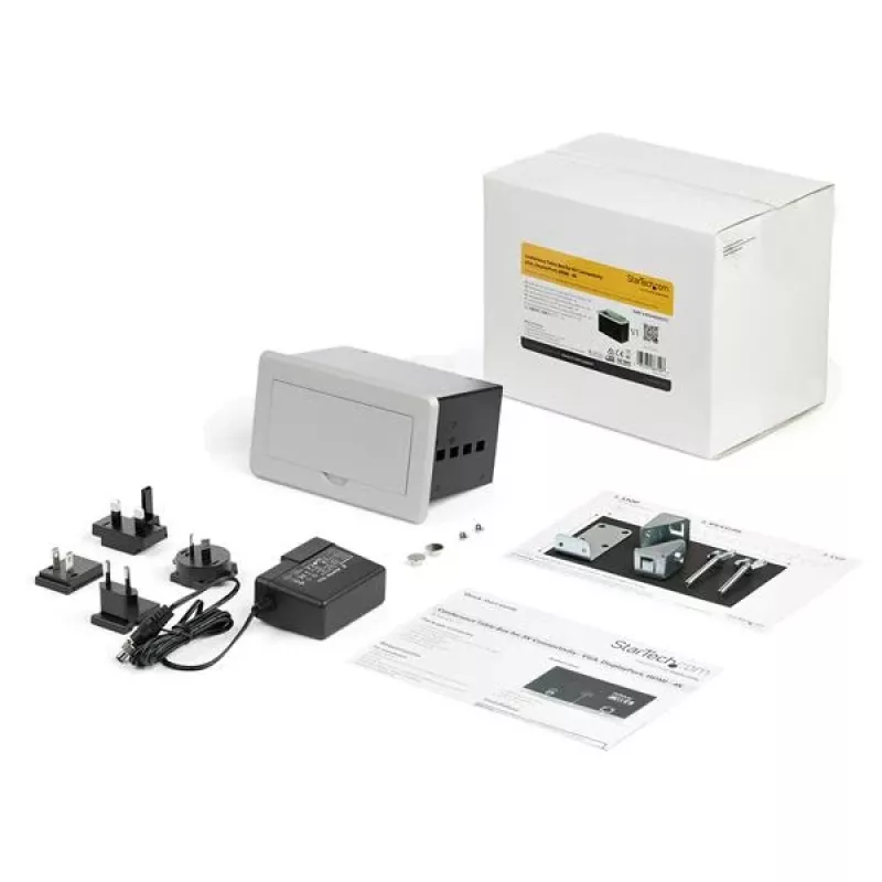StarTech.com Caja de conectividad para mesa de conferencias para A/V - 4K