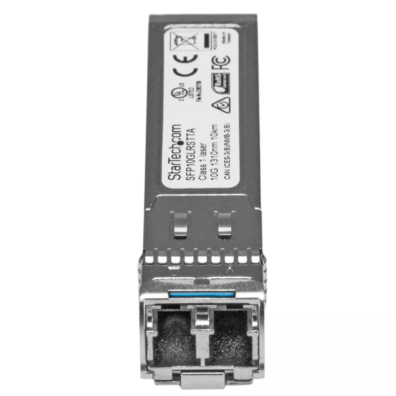 StarTech.com Módulo SFP+ compatible con Cisco SFP-10G-LR-S – 10GBASE-LR – Transceptor de fibra óptica monomodo SMF 10GbE – SFP+ Gigabit Ethernet 10GE – LC 10 km – 1310 nm – DDM Cisco Firepower, ASR9000, C9300
