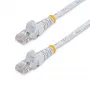 StarTech.com Cable de red Ethernet Cat5e con conectores RJ45 sin enganches – 0,5 m, blanco