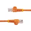 StarTech.com Cable de red Ethernet Cat5e con conectores RJ45 sin enganches – 0,5 m, naranja
