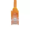StarTech.com Cable de red Ethernet Cat5e con conectores RJ45 sin enganches – 0,5 m, naranja