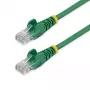 StarTech.com Cable de red Ethernet Cat5e con conectores RJ45 sin enganches – 0,5 m, verde