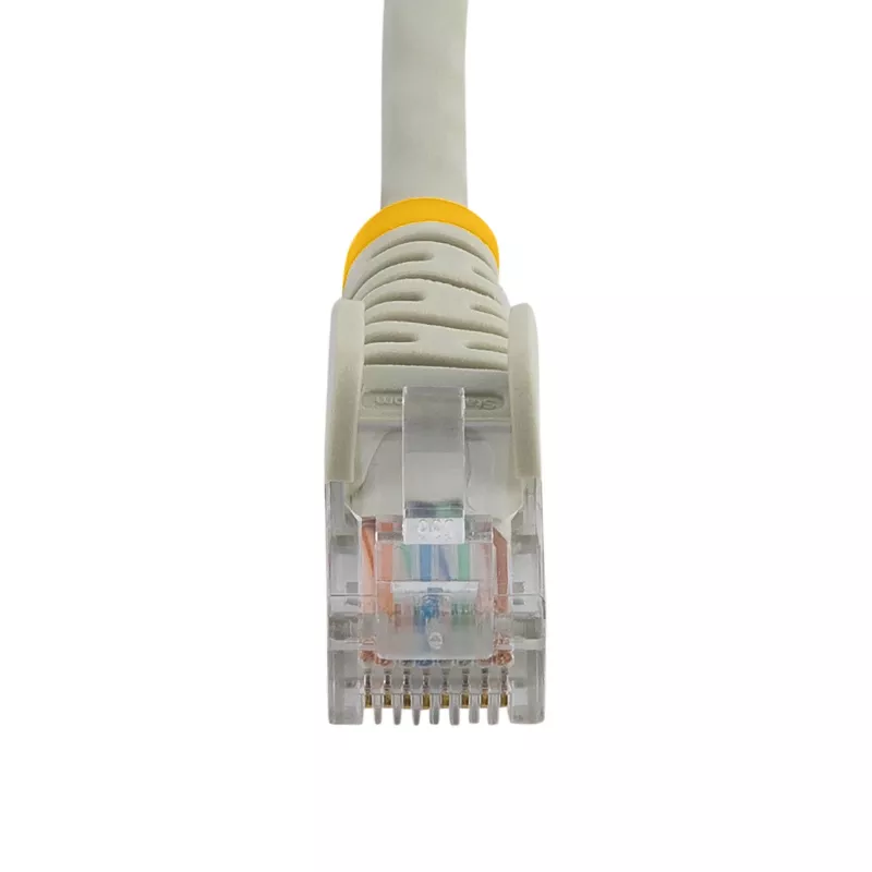 StarTech.com Cable de red Ethernet Cat5e con conectores RJ45 sin enganches – 0,5 m, gris