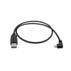 StarTech.com Cable de carga y sincronización Micro-USB M/M – Micro-USB en ángulo – 24 AWG – 0,5 m
