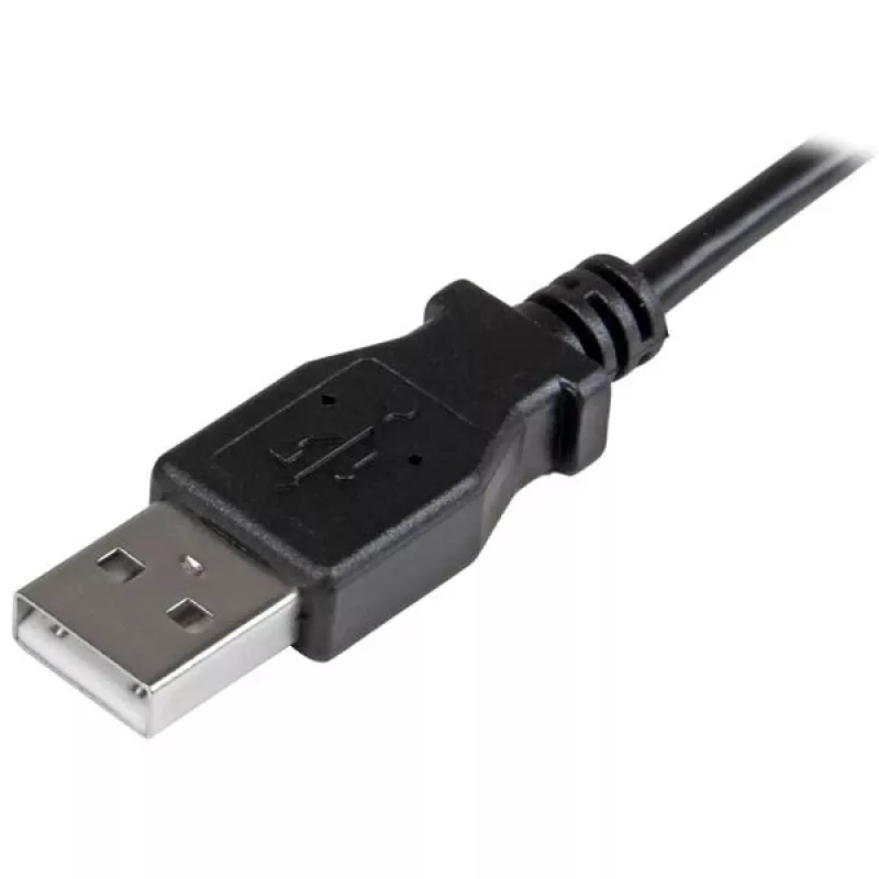 StarTech.com Cable de carga y sincronización Micro-USB M/M – Micro-USB en ángulo – 24 AWG – 0,5 m