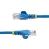 StarTech.com Cable de red Ethernet Cat5e con conectores RJ45 snagless – 0,5 m, azul