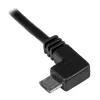 StarTech.com Cable de carga y sincronización Micro-USB M/M – Micro-USB en ángulo izquierdo – 24 AWG – 0,5 m