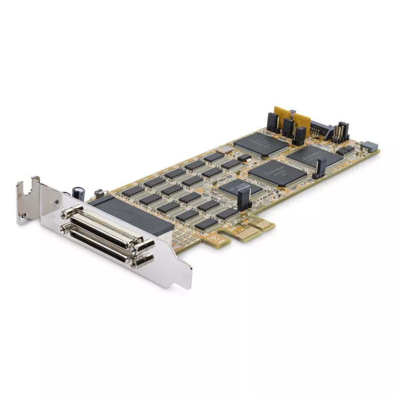 StarTech.com Tarjeta serie de 16 puertos de perfil bajo – RS232 – PCI Express