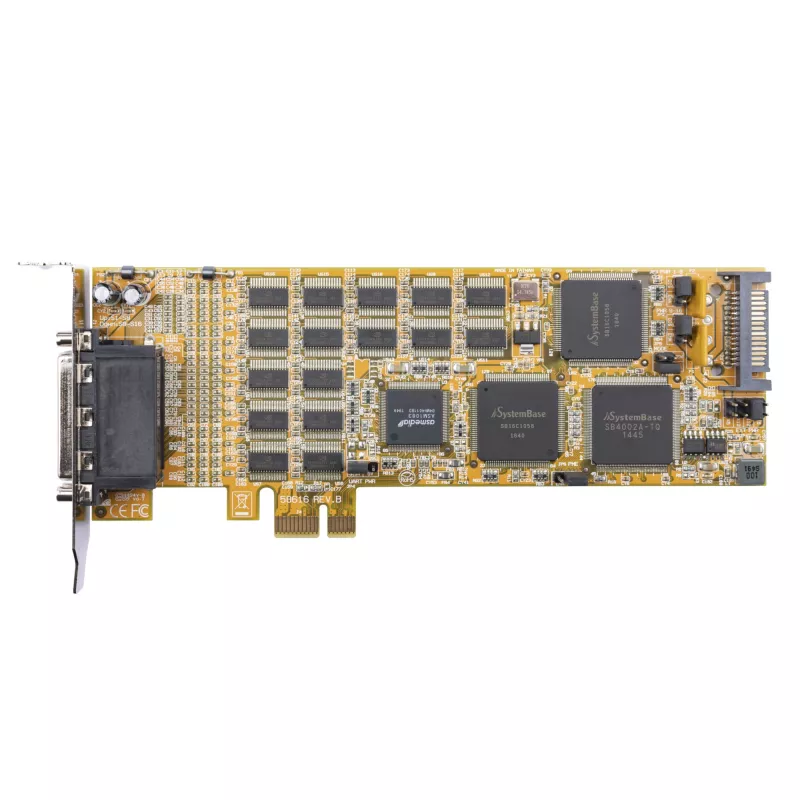 StarTech.com Tarjeta serie de 16 puertos de perfil bajo – RS232 – PCI Express