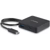StarTech.com Adaptador multipuerto USB-C - Mini dock USB-C portátil con vídeo 4K-HDMI - Gigabit Ethernet, hub USB 3.0 (1x USB-A, 1x USB-C) - Adaptador multipuerto USB Type-C - Compatible con Thunderbolt 3