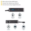 StarTech.com Adaptador multipuerto USB-C - Mini dock USB-C portátil con vídeo 4K-HDMI - Gigabit Ethernet, hub USB 3.0 (1x USB-A, 1x USB-C) - Adaptador multipuerto USB Type-C - Compatible con Thunderbolt 3