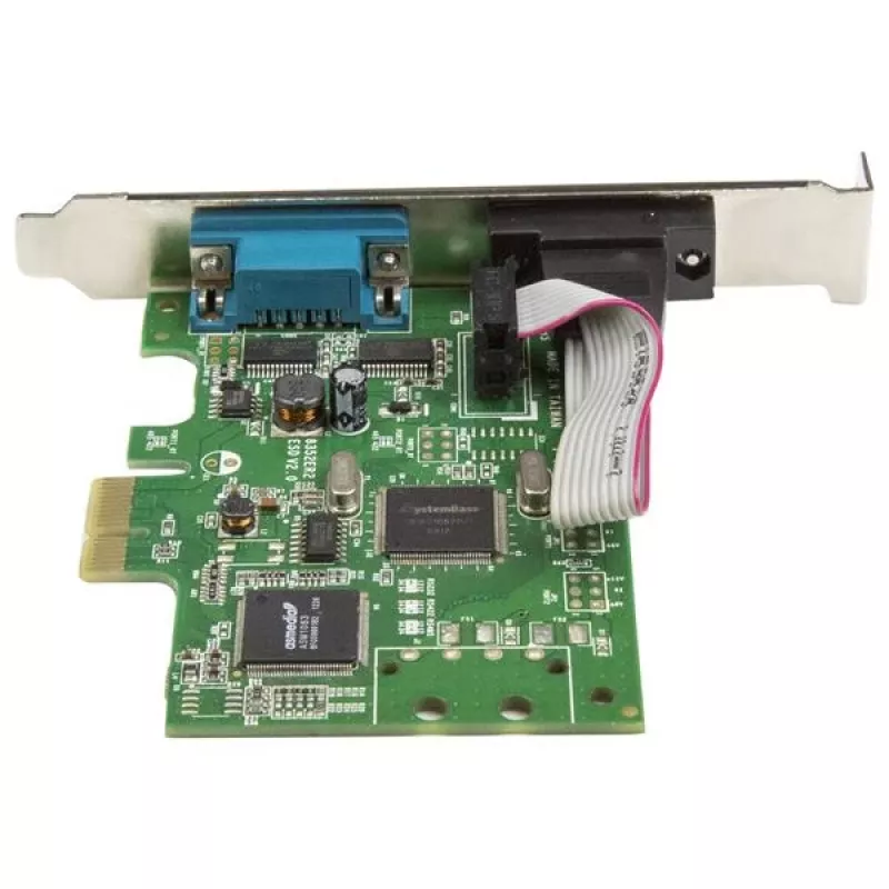StarTech.com Tarjeta serie PCI Express de 2 puertos con UART 16C1050 – RS232
