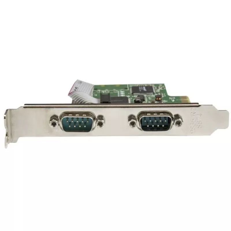 StarTech.com Tarjeta serie PCI Express de 2 puertos con UART 16C1050 – RS232