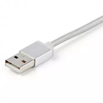 StarTech.com Cable de carga múltiple USB de 1 m – USB a Micro-USB o USB-C o Lightning para iPhone/iPad/iPod/Android – certificado Apple MFi – cargador USB 3 en 1 – trenzado