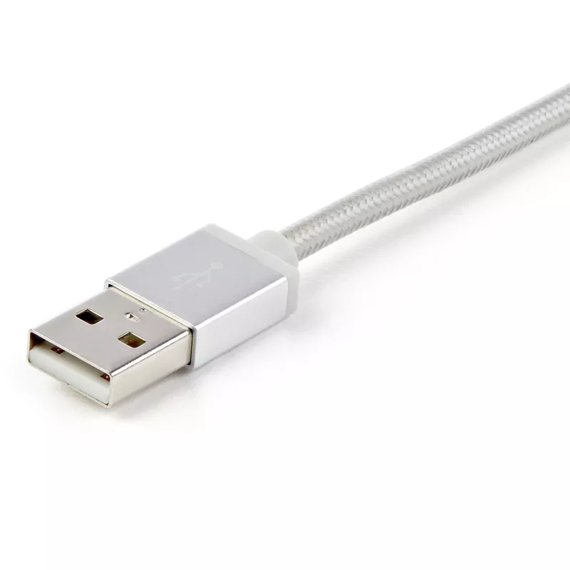 StarTech.com Cable de carga múltiple USB de 1 m – USB a Micro-USB o USB-C o Lightning para iPhone/iPad/iPod/Android – certificado Apple MFi – cargador USB 3 en 1 – trenzado