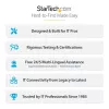 StarTech.com Kit extensor HDMI over IP 4K con Video Control App, AV over IP escalable con soporte para videowall AVoIP