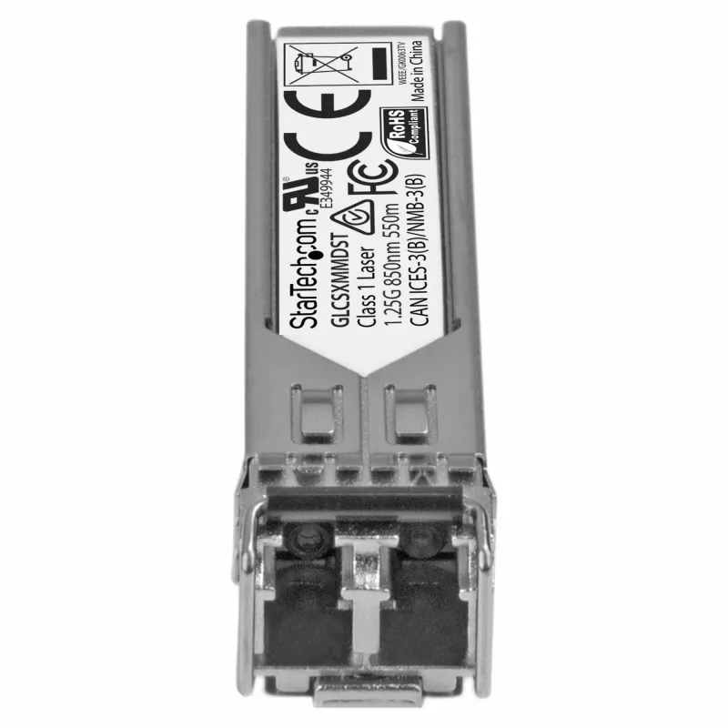 StarTech.com Módulo transceptor SFP compatible con Cisco GLC-SX-MMD – 1000BASE-SX ~ módulo SFP compatible con Cisco GLC-SX-MMD – 1000BASE-SX – transceptor de fibra óptica multimodo MMF 1GbE – SFP Gigabit Ethernet 1GE – LC 550 m – 850 nm – DDM Cisco Firepower, ASR920, IE2000