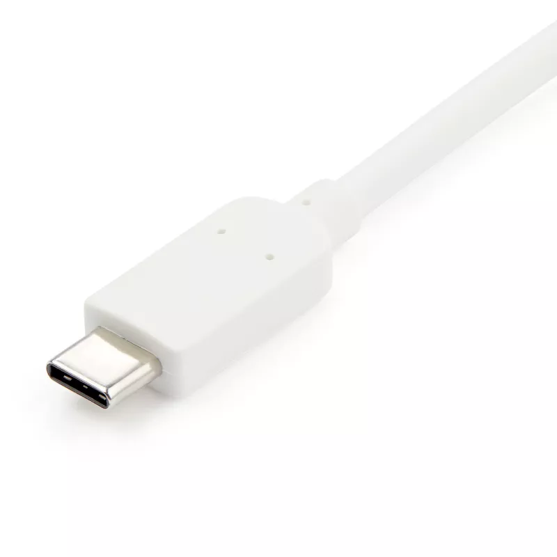 StarTech.com Adaptador USB-C a HDMI 2.0 con Power Delivery - Convertidor de vídeo USB Type-C a HDMI Display 4K 60Hz - Puerto de carga de paso 60W PD - Compatible con Thunderbolt 3 - Blanco